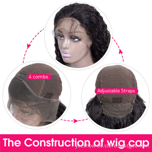 spanish wave 30 unprocessed 100% human silk top natural  lace front wig indian  hair